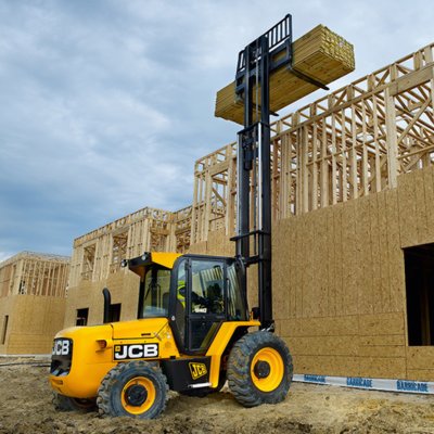 Forklift unloading machinery and industrial equipment in Stevenage